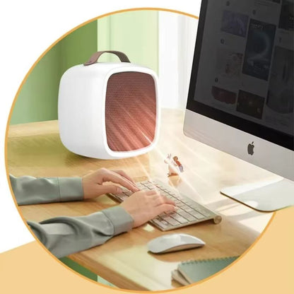 500W Portable Desktop Heater  Fast Heating With Intelligent Thermostat  Overheat Protection 1
