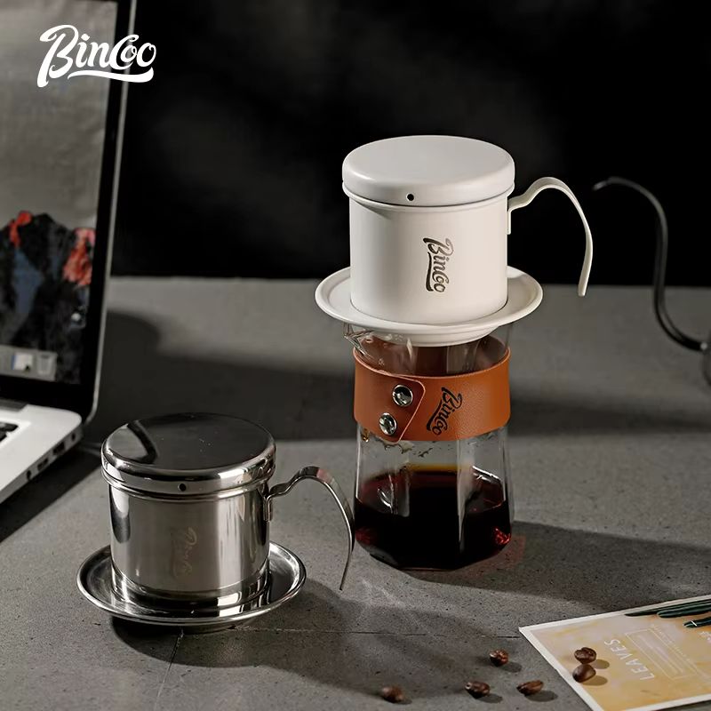Stainless Steel Vietnamese Coffee Drip Filter  Portable French Press Style Coffee Maker For Home  C 1