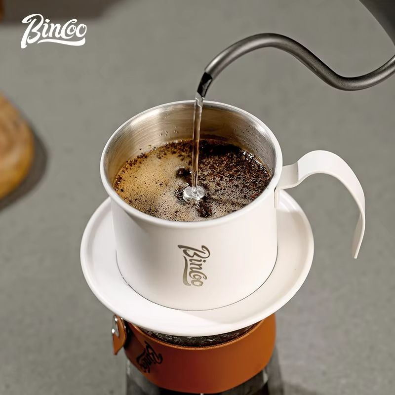 Stainless Steel Vietnamese Coffee Drip Filter  Portable French Press Style Coffee Maker For Home  C 3