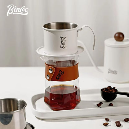 Stainless Steel Vietnamese Coffee Drip Filter  Portable French Press Style Coffee Maker For Home  C 5