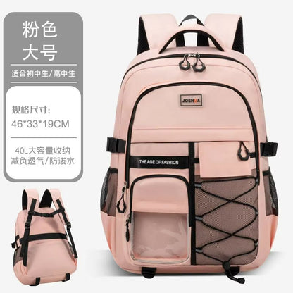 Lightweight School Backpack For Kids  Large Capacity Bag For Boys  Girls Grades 39 11