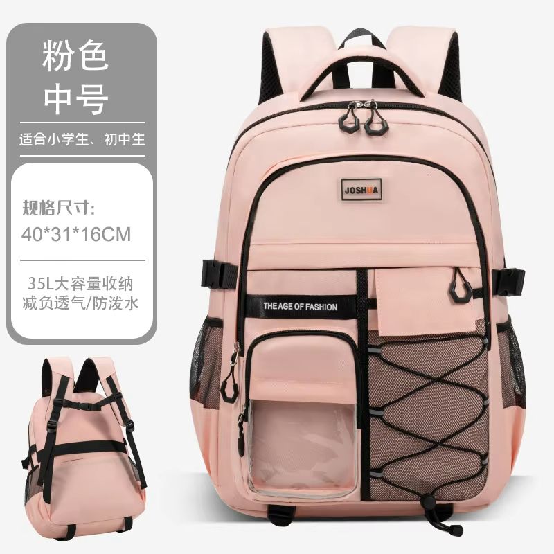 Lightweight School Backpack For Kids  Large Capacity Bag For Boys  Girls Grades 39 12