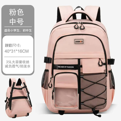 Lightweight School Backpack For Kids  Large Capacity Bag For Boys  Girls Grades 39 12