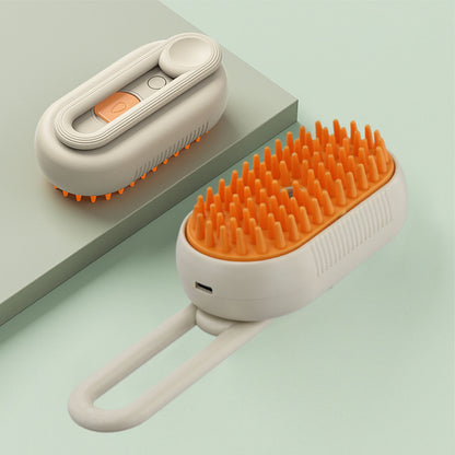 Cat Steam Brush & Steamy Dog Brush, Electric Spray Hair Brush USB Rechargeable Pet Grooming & Massage Comb