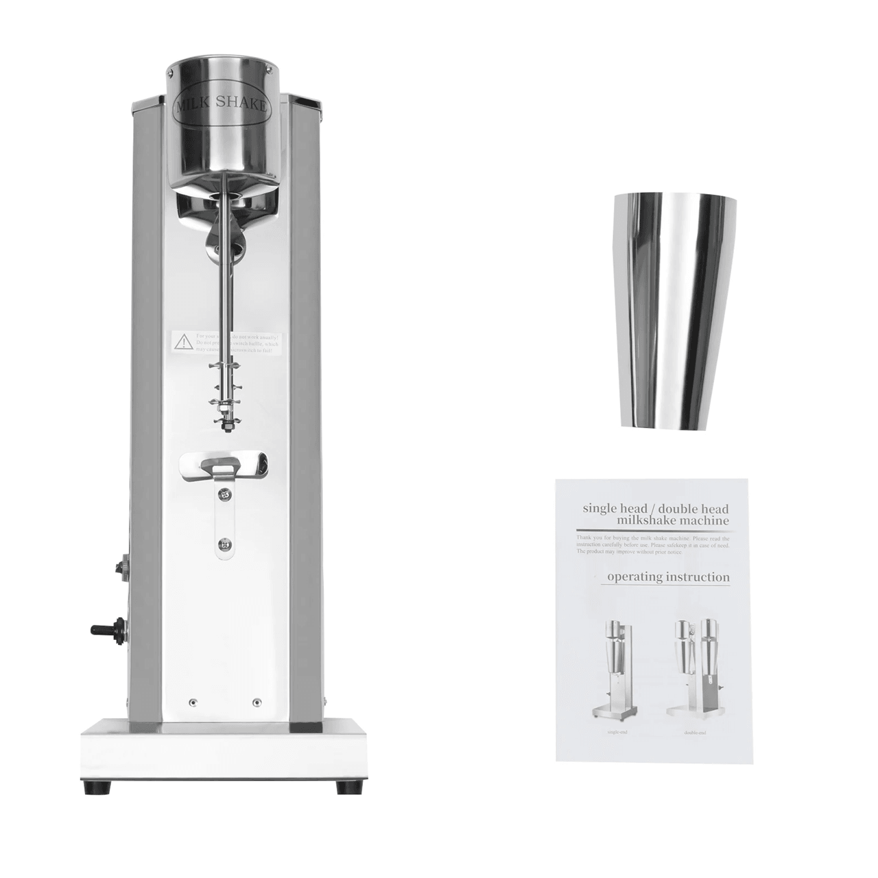 Commercial Milkshake Machine Stainless Steel Drink Mixer 650ml 2