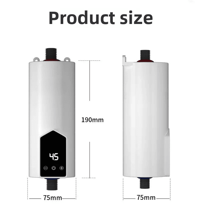 Instant Electric Water Heater Portable Hot Water Heating Unit 2