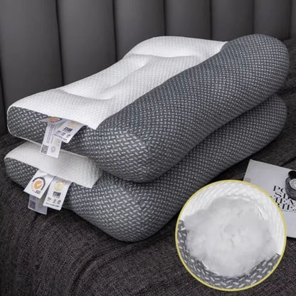 Orthopedic Cervical Pillow  Zoned Support Sleep Aid With Soy Fiber Core 2