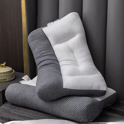 Orthopedic Cervical Pillow  Zoned Support Sleep Aid With Soy Fiber Core 3