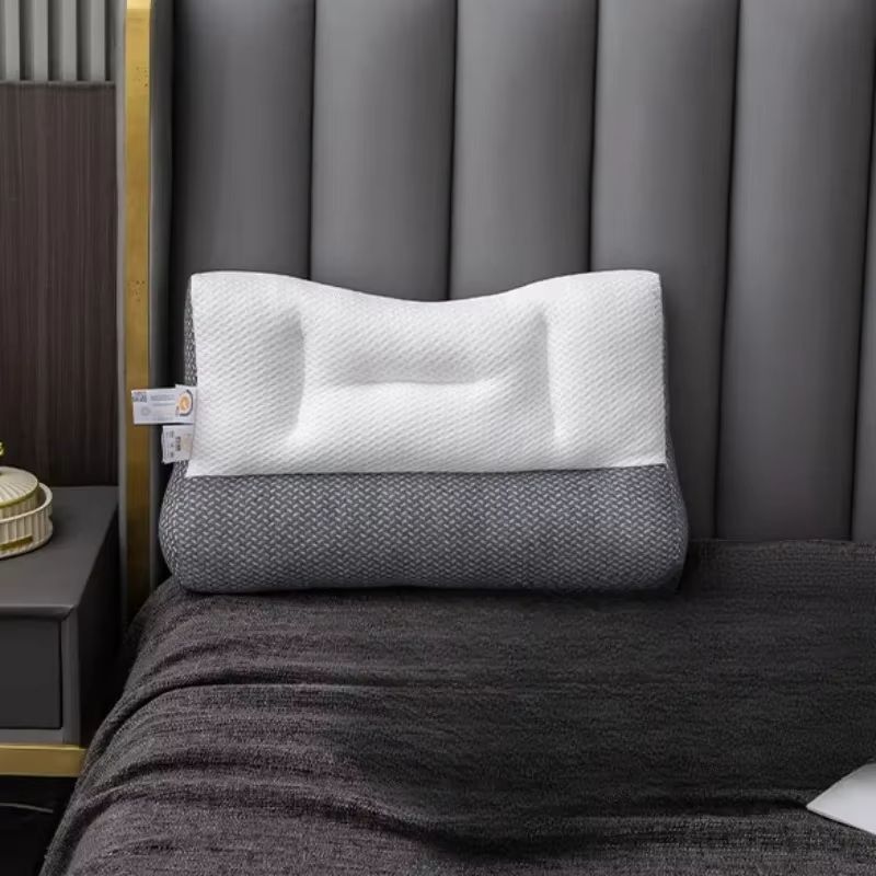 Orthopedic Cervical Pillow  Zoned Support Sleep Aid With Soy Fiber Core 6