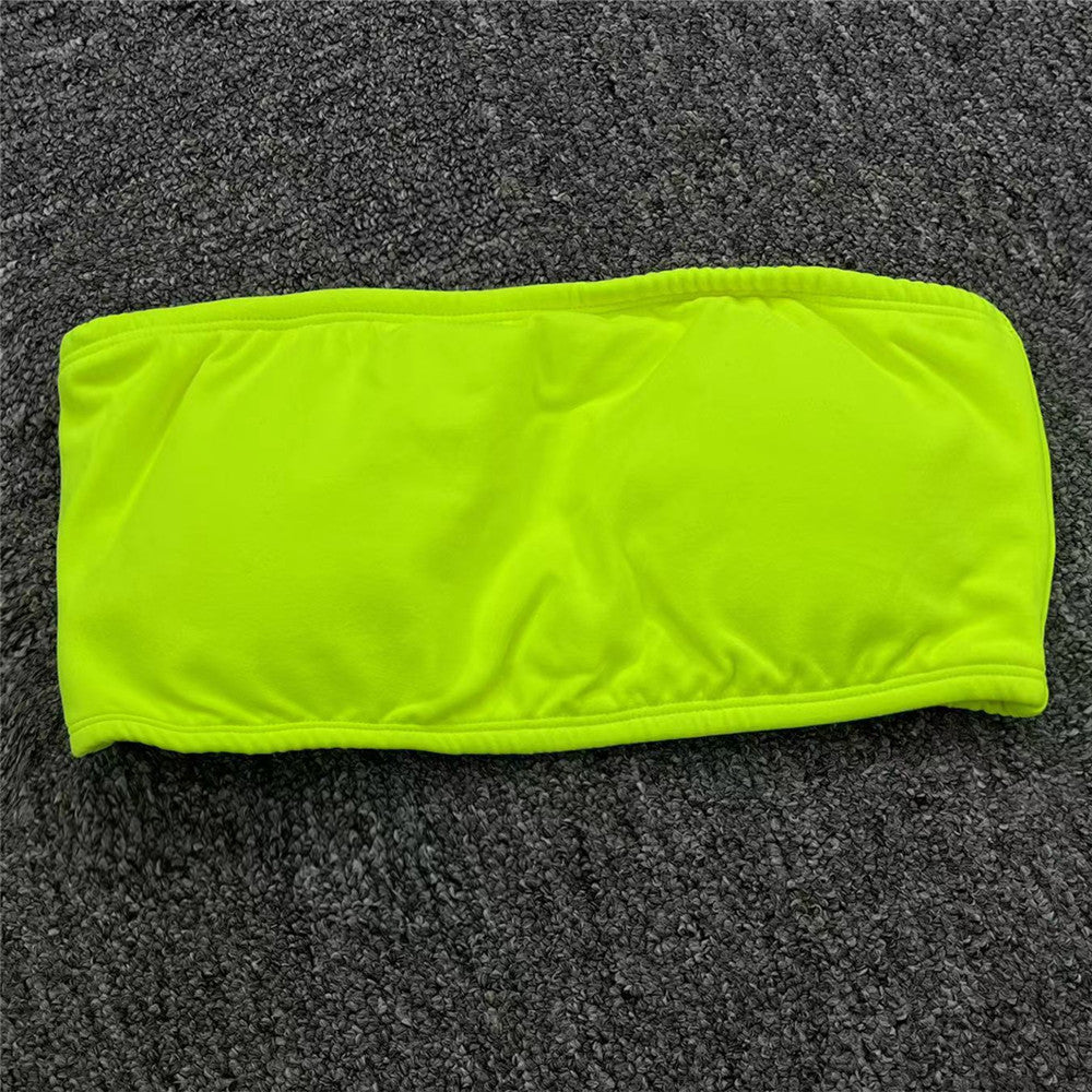 Seamless Support Bra Versatile Strapless Bandeau  Wrap Chest Yoga Bra With Removable Pads For Women 7