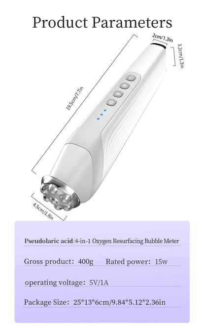 CO2 Oxygen Facial Machine Portable Skin Care Device With Bubble Pen 3