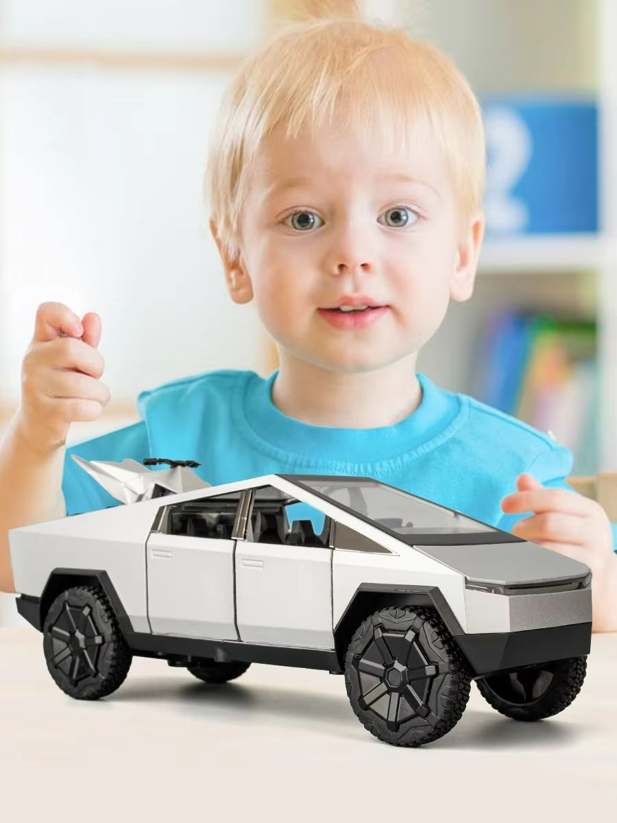 Pickup Truck Toy Car 1 Is To 32 Scale Die Cast Model With Lights Sound Pull Back 4