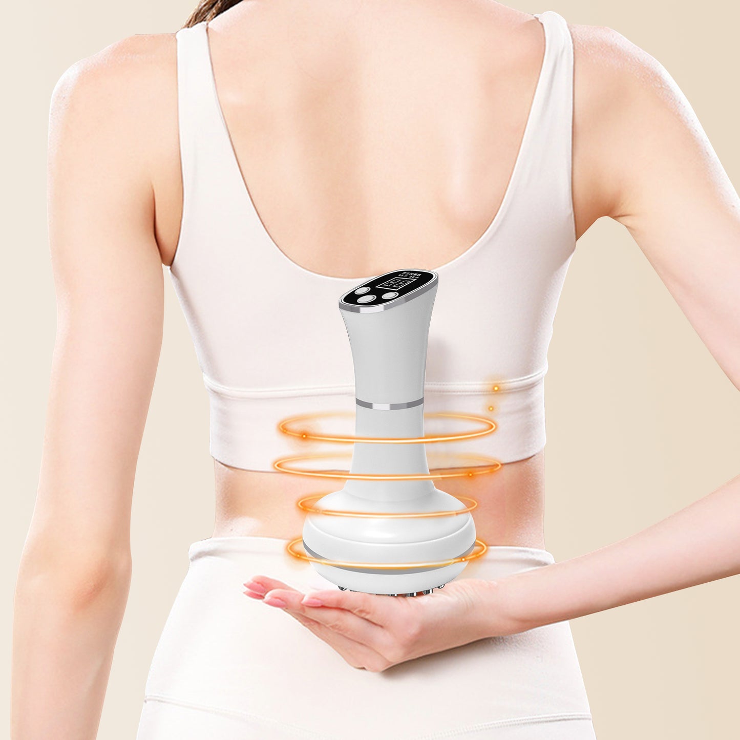 Household Electric Meridian Brush, Deep Tissue Leg, Abdomen, Shoulder & Neck Massager to Relax Muscles