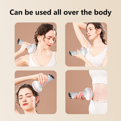 Household Electric Meridian Brush, Deep Tissue Leg, Abdomen, Shoulder & Neck Massager to Relax Muscles