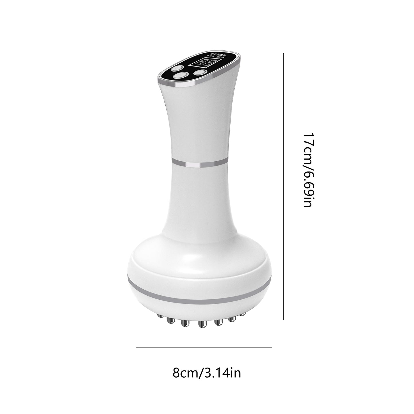 Household Electric Meridian Brush, Deep Tissue Leg, Abdomen, Shoulder & Neck Massager to Relax Muscles