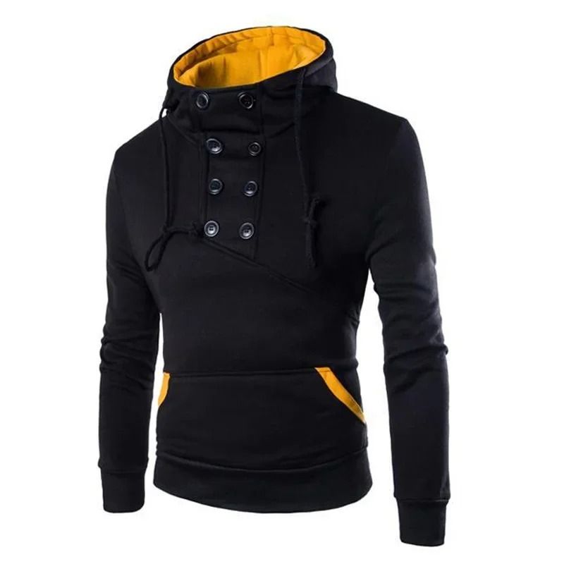 Mens Autumn Zipper Hoodie Sweatshirt