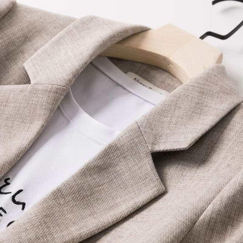 Womens Plaid Blazer  Elegant Office Suit Coat For Work  Casual Wear 3