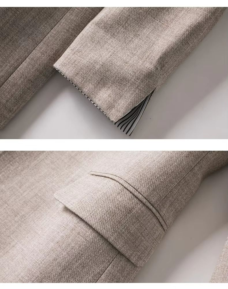 Womens Plaid Blazer  Elegant Office Suit Coat For Work  Casual Wear 5