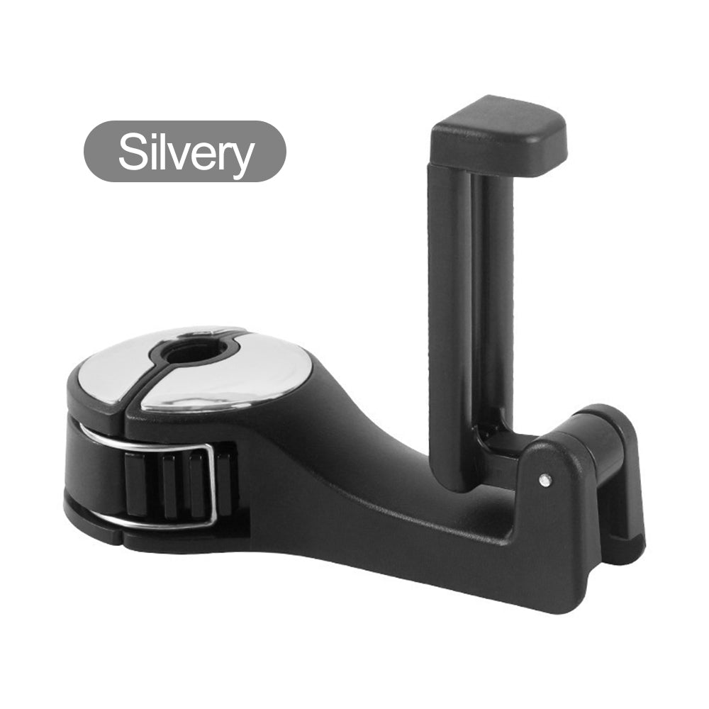 Heavy-Duty Car Organizer Hooks, Universal Rear Seat Hanger for Phone, Shopping Bags, and Masks, 6 Pack