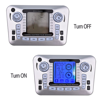 Professional 12 Mode TENS EMS Muscle Stimulator Electric Pulse Massager For Digital Pain Relief  He 1