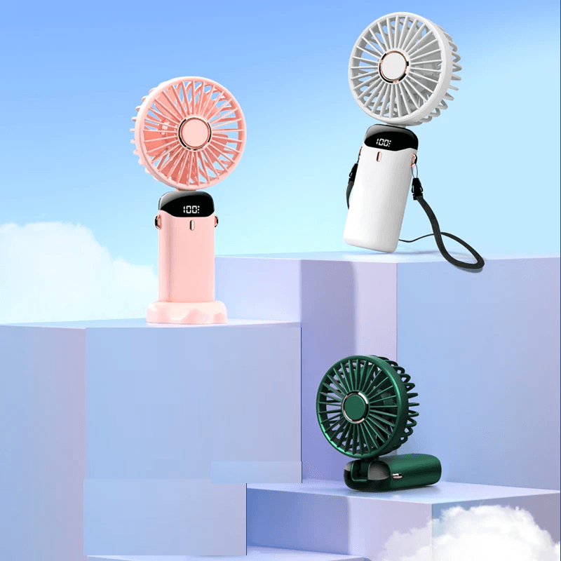USB Mini Handheld Fan, Portable Small Charging Fan with Long Endurance for Desk, Dormitory, Office Silent Cooler Gift