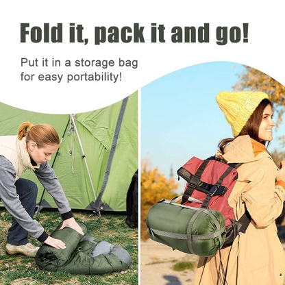Ultralight Camping Sleeping Bag Waterproof 4 Season, Warm Envelope Backpacking Sleeping Bags for Hiking and Traveling