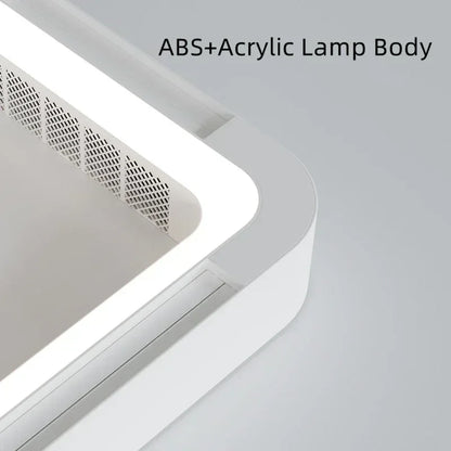 EcoFriendly Invisible Bladeless Ceiling Fan Lamp With LED Light EyeProtecting Circulator For Bedroo 4