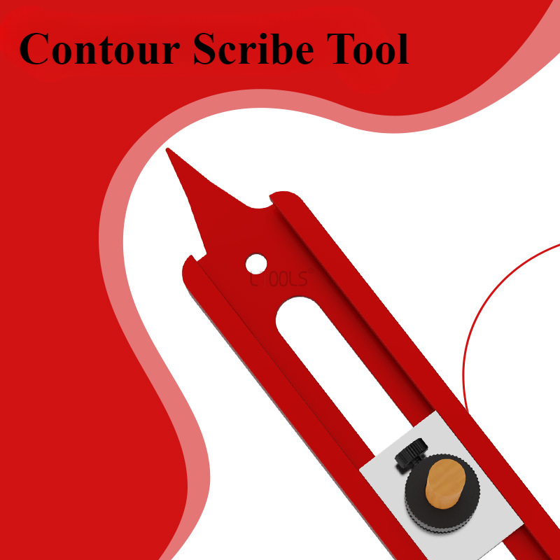 Professional Woodworking Contour Gauge, Profile Duplicator Tool for Perfect Edge & Corner Transfers, with Adjustable