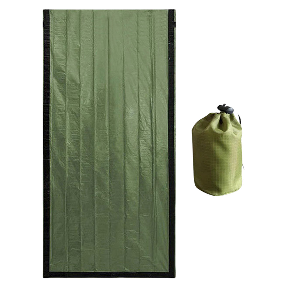 Portable Thermal Sleeping Bag, Emergency Blanket Waterproof Survival Bivy for Camping Hiking Outdoor Survival Gear