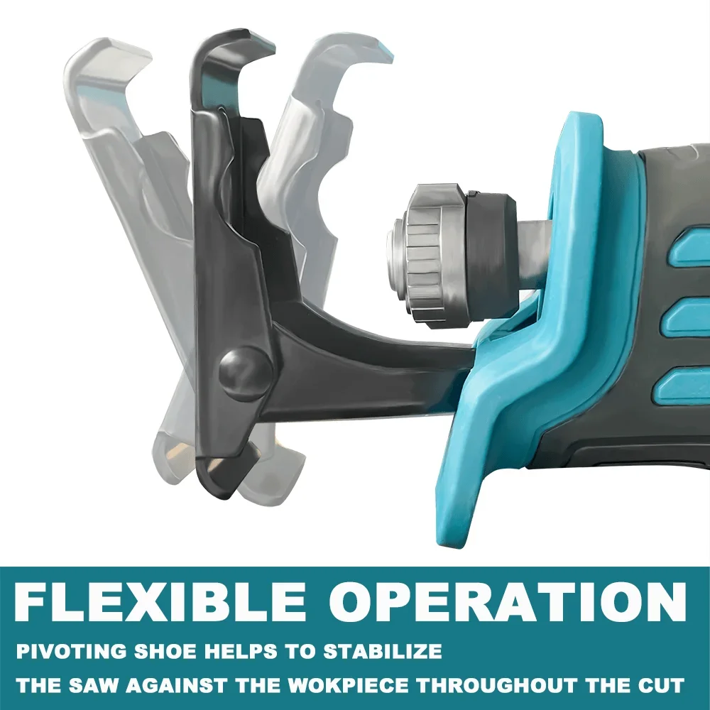 Brushless Reciprocating Saw With Blades Rechargeable Electric Saw For Woodworking  Metal Cutting Po 1