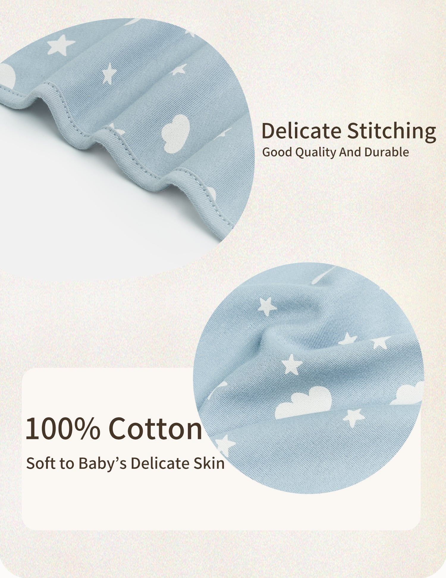 Baby Sleeping Bags Infant Swaddle Blanket Newborn Wrapping Antishock 2Ways Zipper 100 Cotton Summer 3