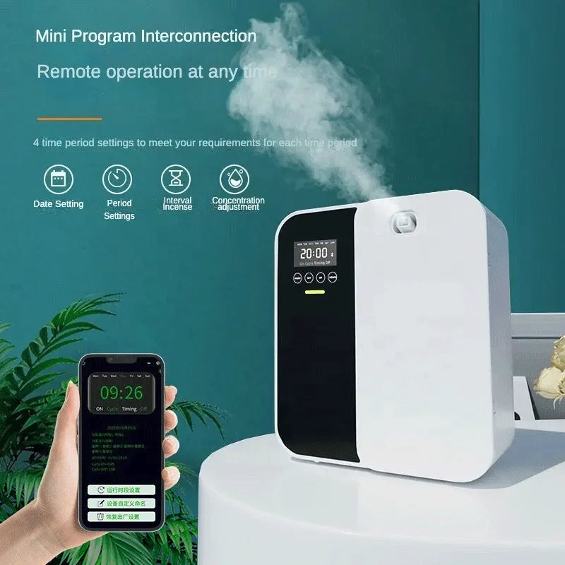 Electric Smell Distributor Bluetooth Wall Mounted Fragrance Diffuser, Professional Aroma Diffuser for Home, Office