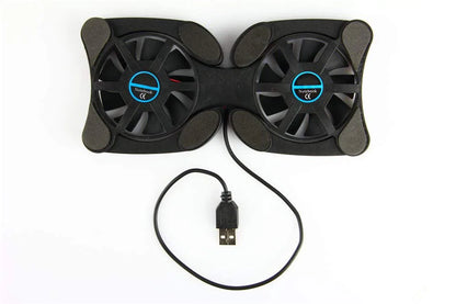 Foldable USB Laptop Cooling Pads With Double Fans, Mini Octopus Notebook Cooler, Portable Cooling Pad for Laptop