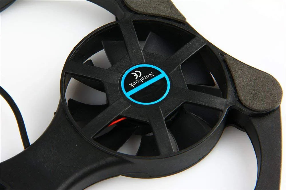 Foldable USB Laptop Cooling Pads With Double Fans, Mini Octopus Notebook Cooler, Portable Cooling Pad for Laptop