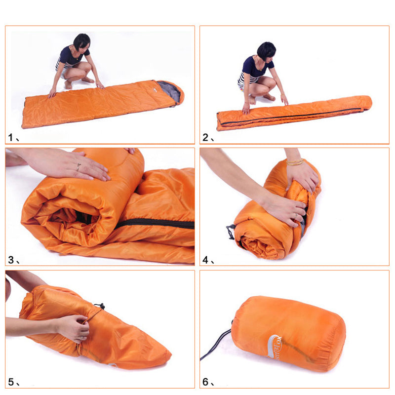 Lightweight Hiking Backpacking Sleeping Bag, Outdoor Camping Portable Waterproof Sack for Spring and Autumn