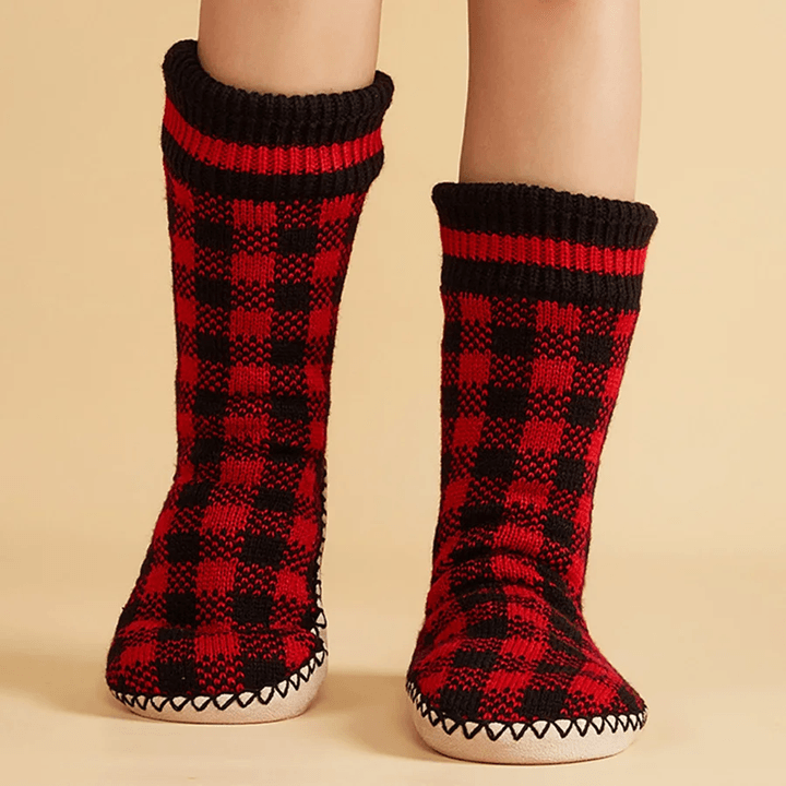 Mens Warm Indoor Slippers Non Slip Plush House Shoes 1