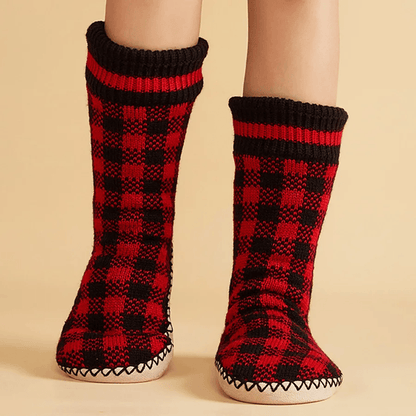 Mens Warm Indoor Slippers Non Slip Plush House Shoes 1