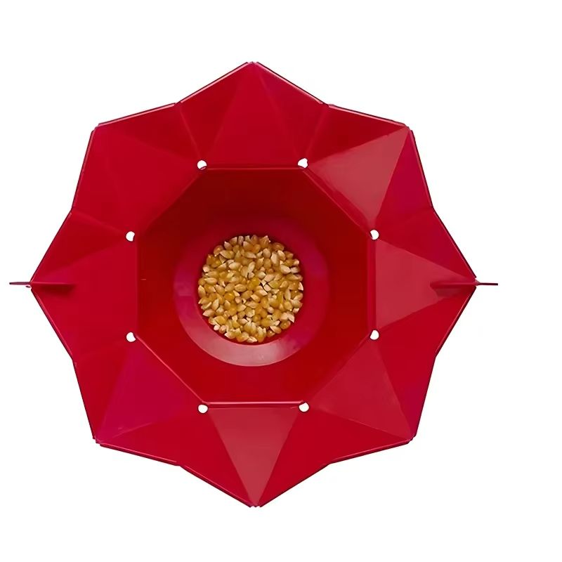 Foldable Silicone Popcorn Bowl  Microwaveable DIY Popcorn Maker Bucket 1