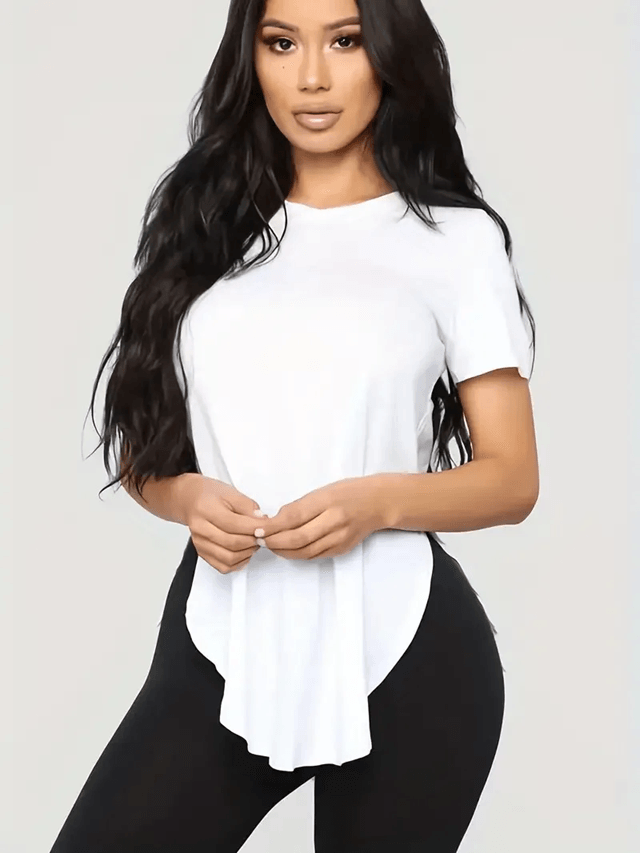 Plus Size Womens Graphic T Shirt Casual Short Sleeve Top 5
