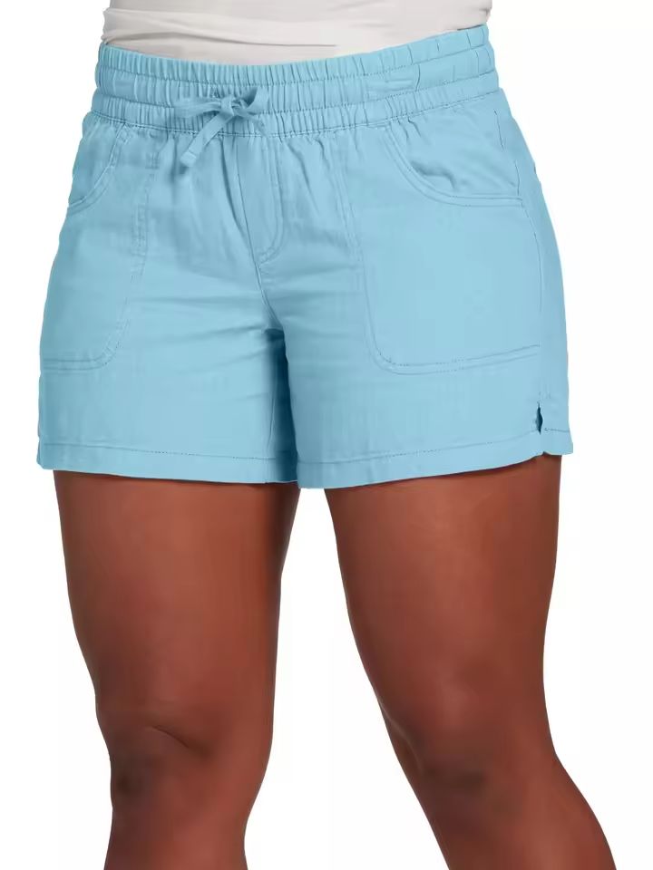 Womens Casual Summer Shorts Elastic Waist Lace Up Design 6