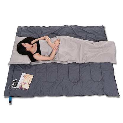 Lightweight Camping Sleeping Bag Liner for Travel, Portable Polyester Pongee Hiking Sheet with Pillow Cover