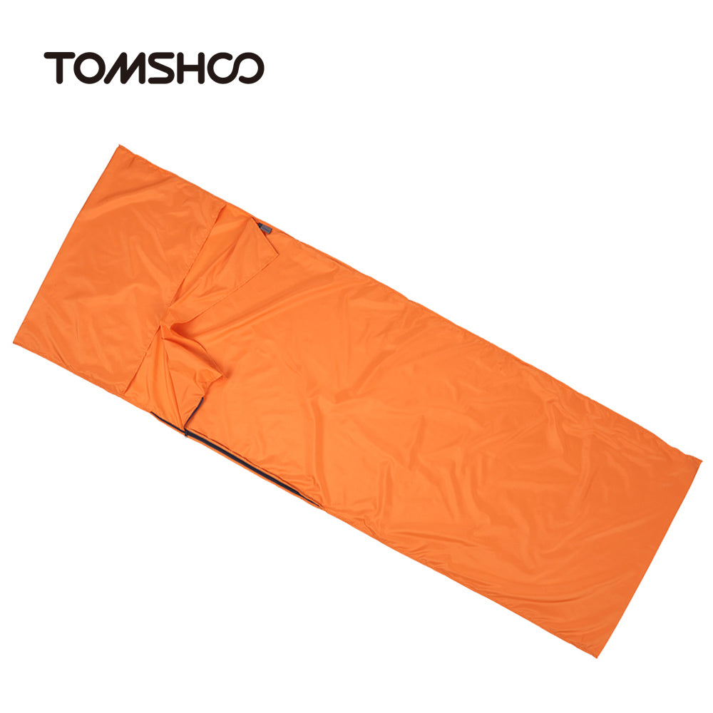 Lightweight Camping Sleeping Bag Liner for Travel, Portable Polyester Pongee Hiking Sheet with Pillow Cover