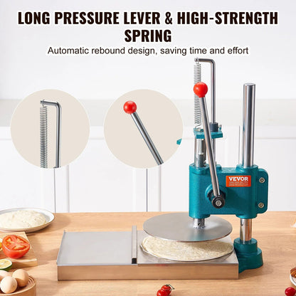 Manual Pizza Dough Press Machine For 95 Inch Crusts 3