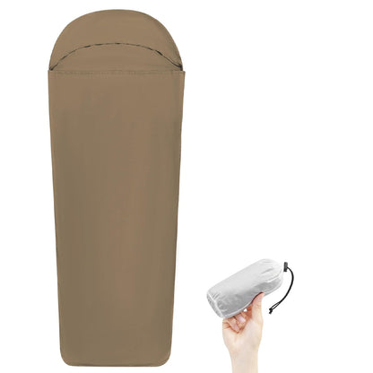 Lightweight Adult Sleep Sack Travel Sheets, Ultralight Washable Sleeping Bag Liner for Backpacking Camping Hotel Hostels