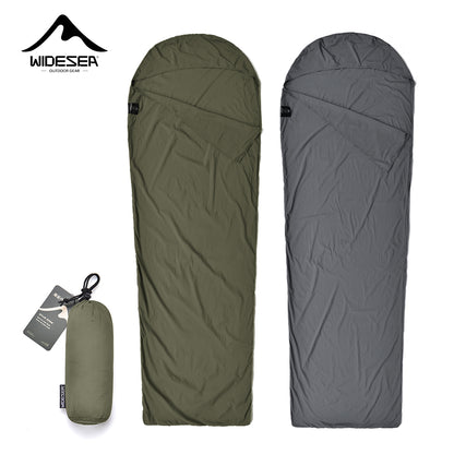 Ultralight Mummy Sleeping Bag Liner for Outdoor Camping, Backpack Liner Single Person Travel Sleeping Bag Lightweight
