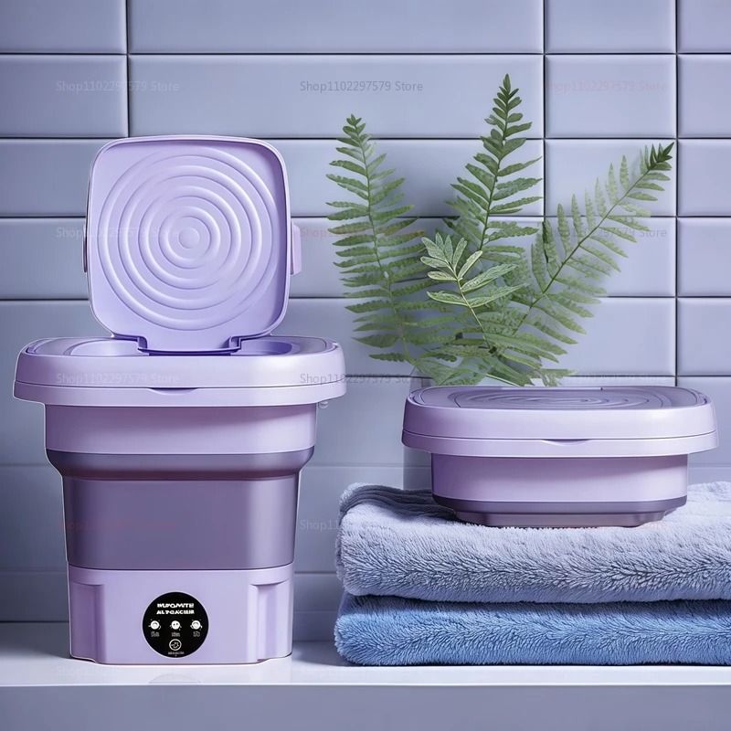 Smart Folding Washing Machine Large Capacity Portable Laundry Cleaner For Home And Dorm Use 2