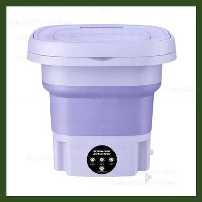 Smart Folding Washing Machine Large Capacity Portable Laundry Cleaner For Home And Dorm Use 8