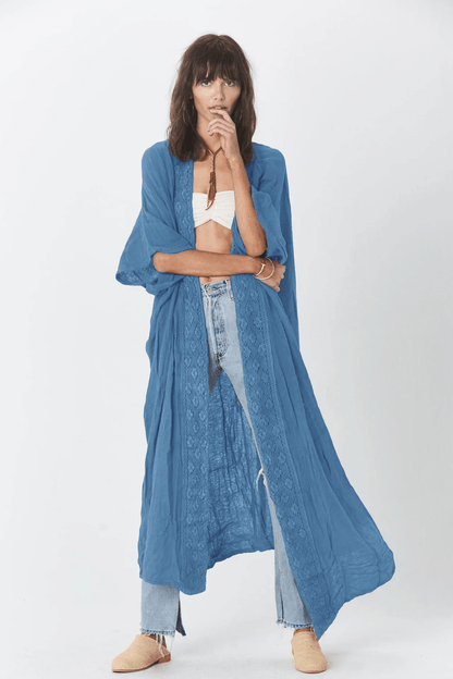 Bamboo Fabric Womens Beach Cover Up Lightweight Sun Protection Cardigan 3