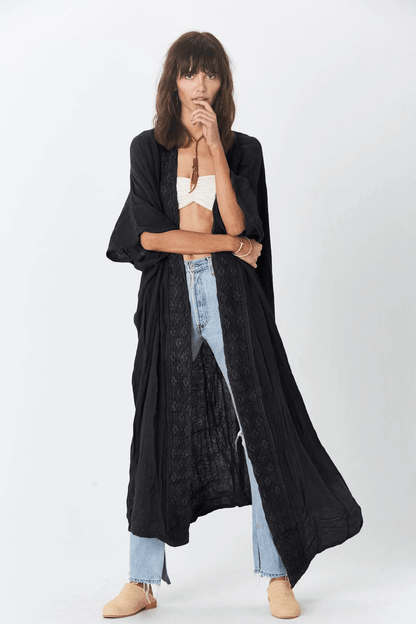 Bamboo Fabric Womens Beach Cover Up Lightweight Sun Protection Cardigan 4