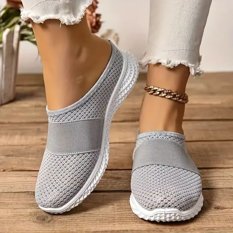 Solid Color Womens Mules  Soft Sole Platform SlipOn Walking Shoes 1
